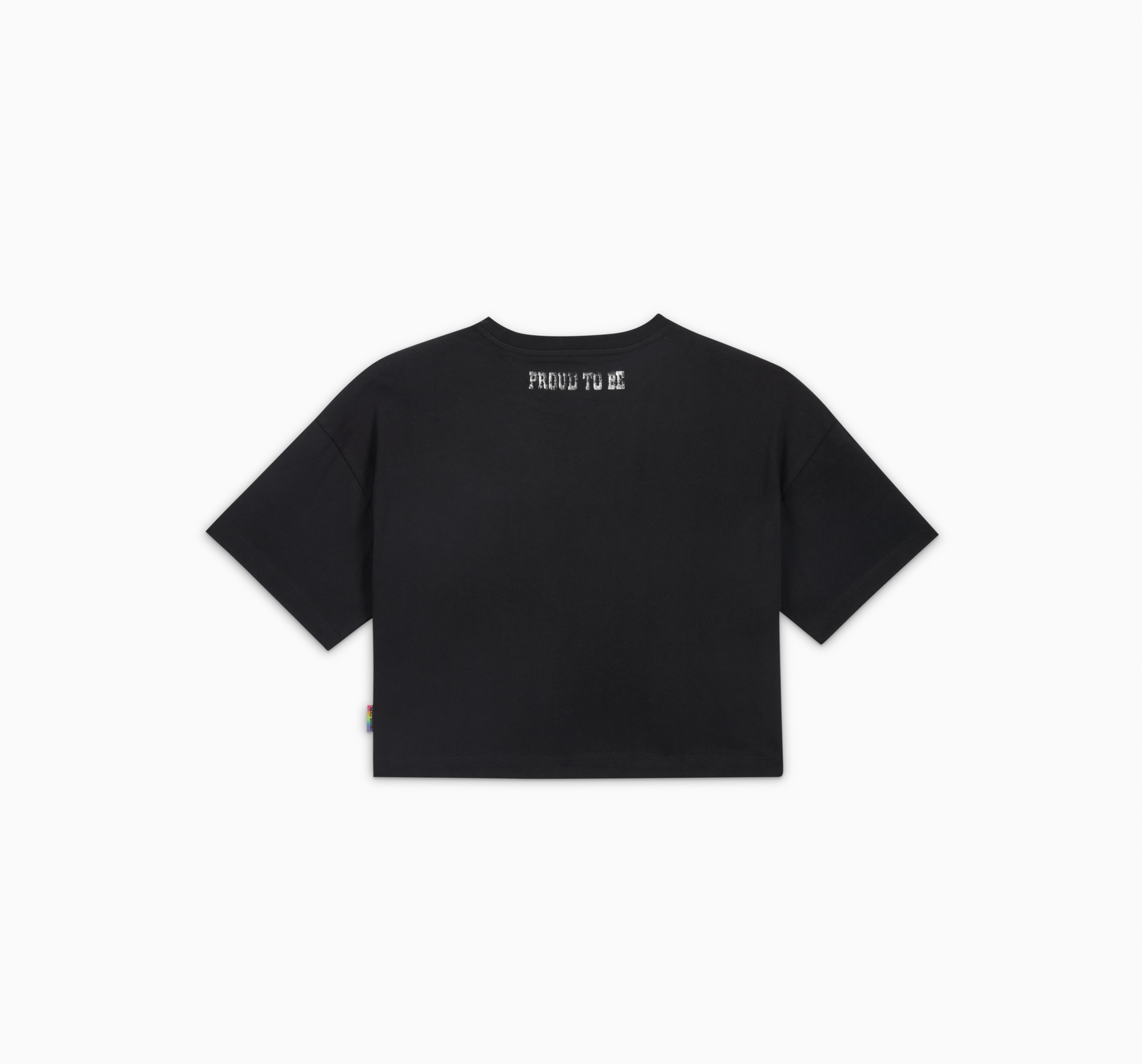 さらに100円引◆WOOALONG◆Track logo cotton contrast T-shirt ☆送料・関税込☆WOOALONG☆Track logo cotton contrast T-shirt