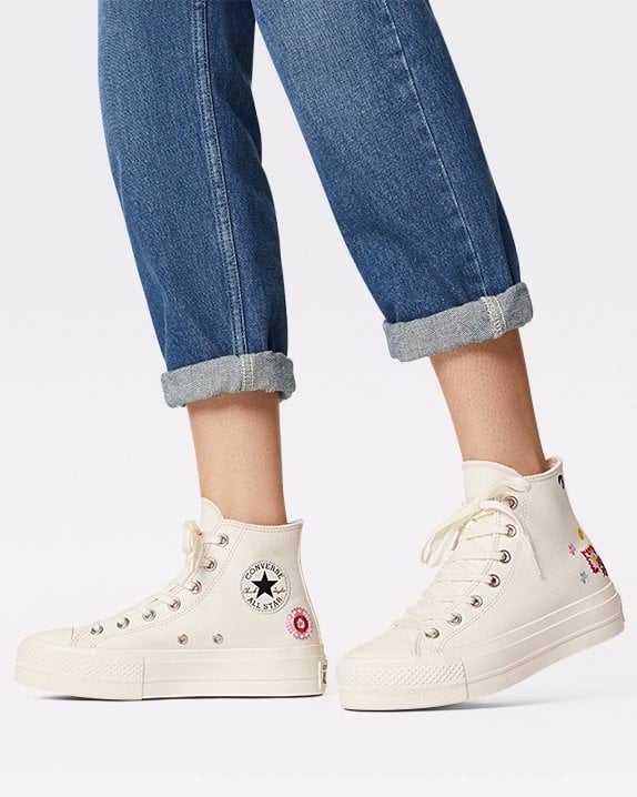 converse damskie tęczowe