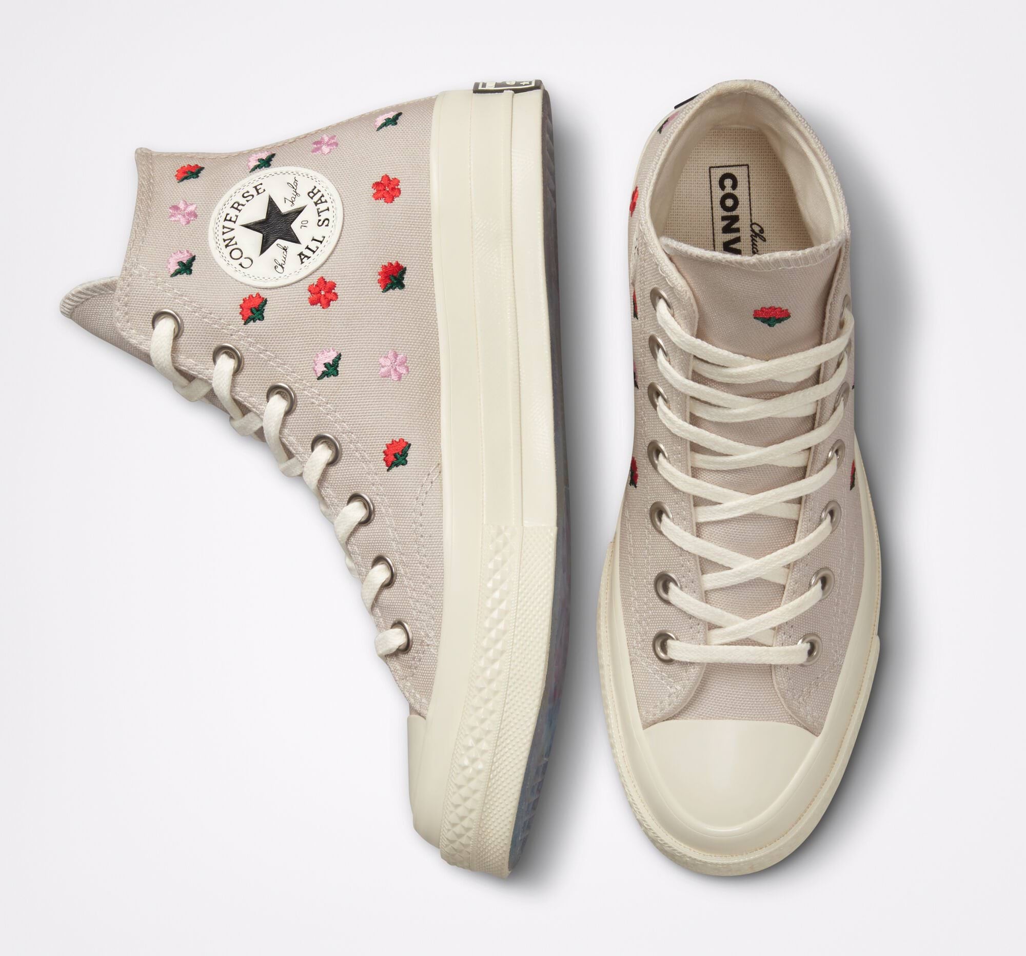 H&C様 Chuck 70 Floral Embroidery