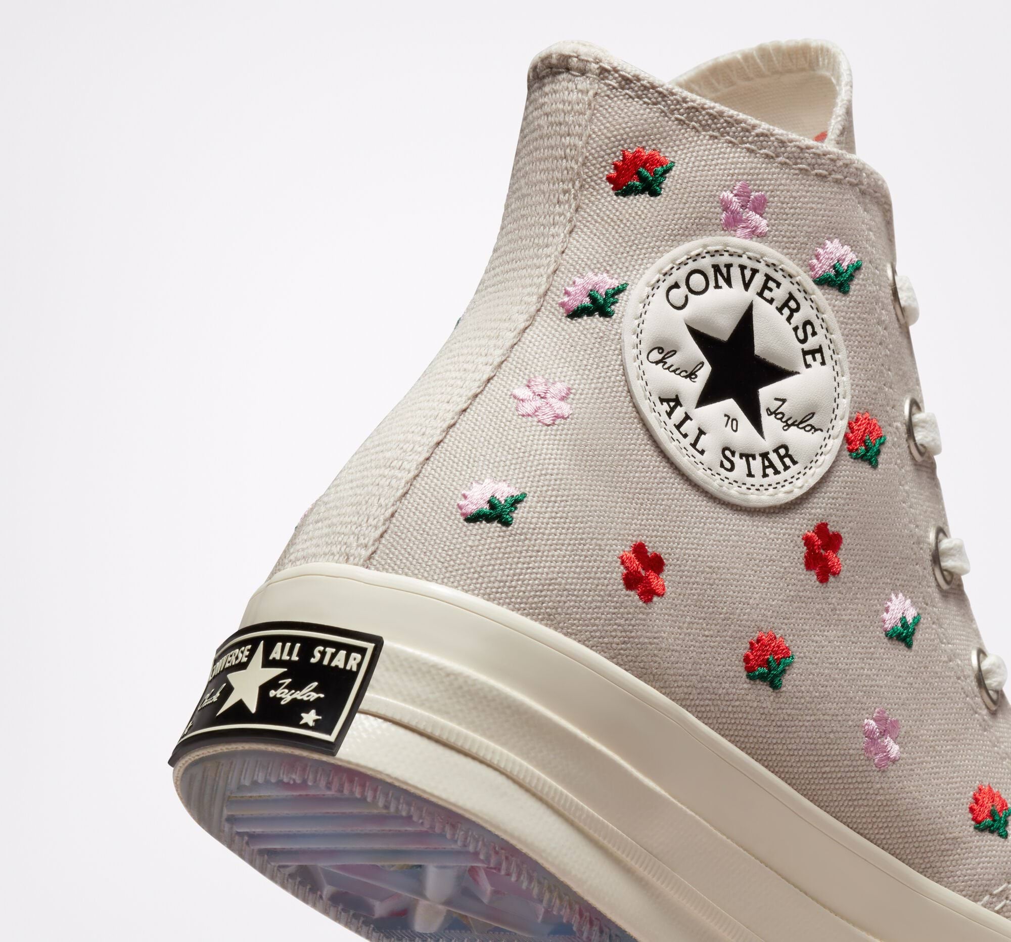 H&C様 Chuck 70 Floral Embroidery