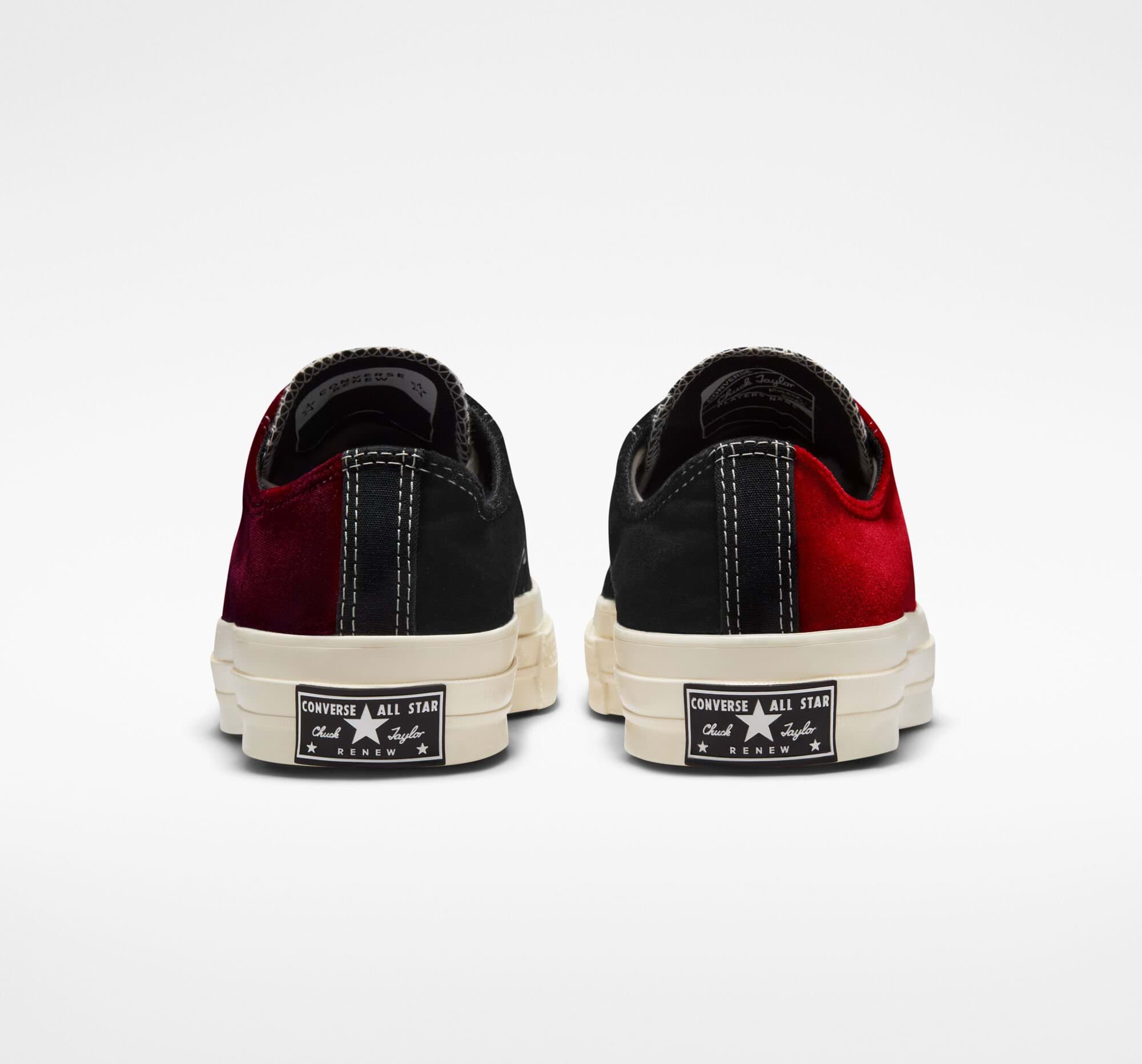 Seven Eight Under● C-1 VINTAGE LOW TOP_ DUSTY RED Przeglądaj Czerwone zamszowe - Leather Mid Court Shoes z