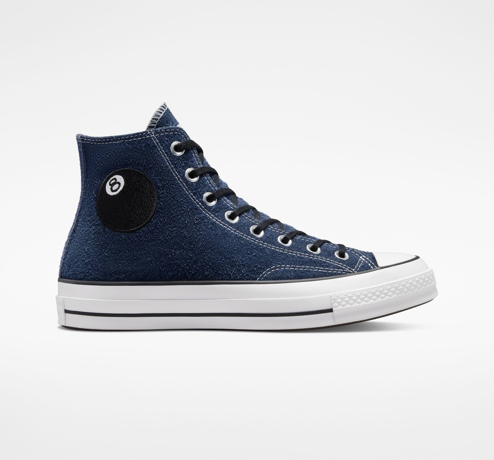 Converse x Stussy popular !Chuck 70 Hi Navy Blue Mens 8/ Womens 10 A03711C NWB