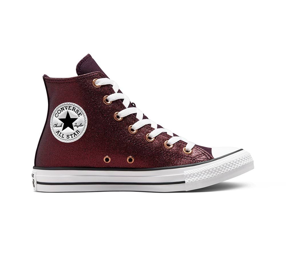 ladies black glitter converse