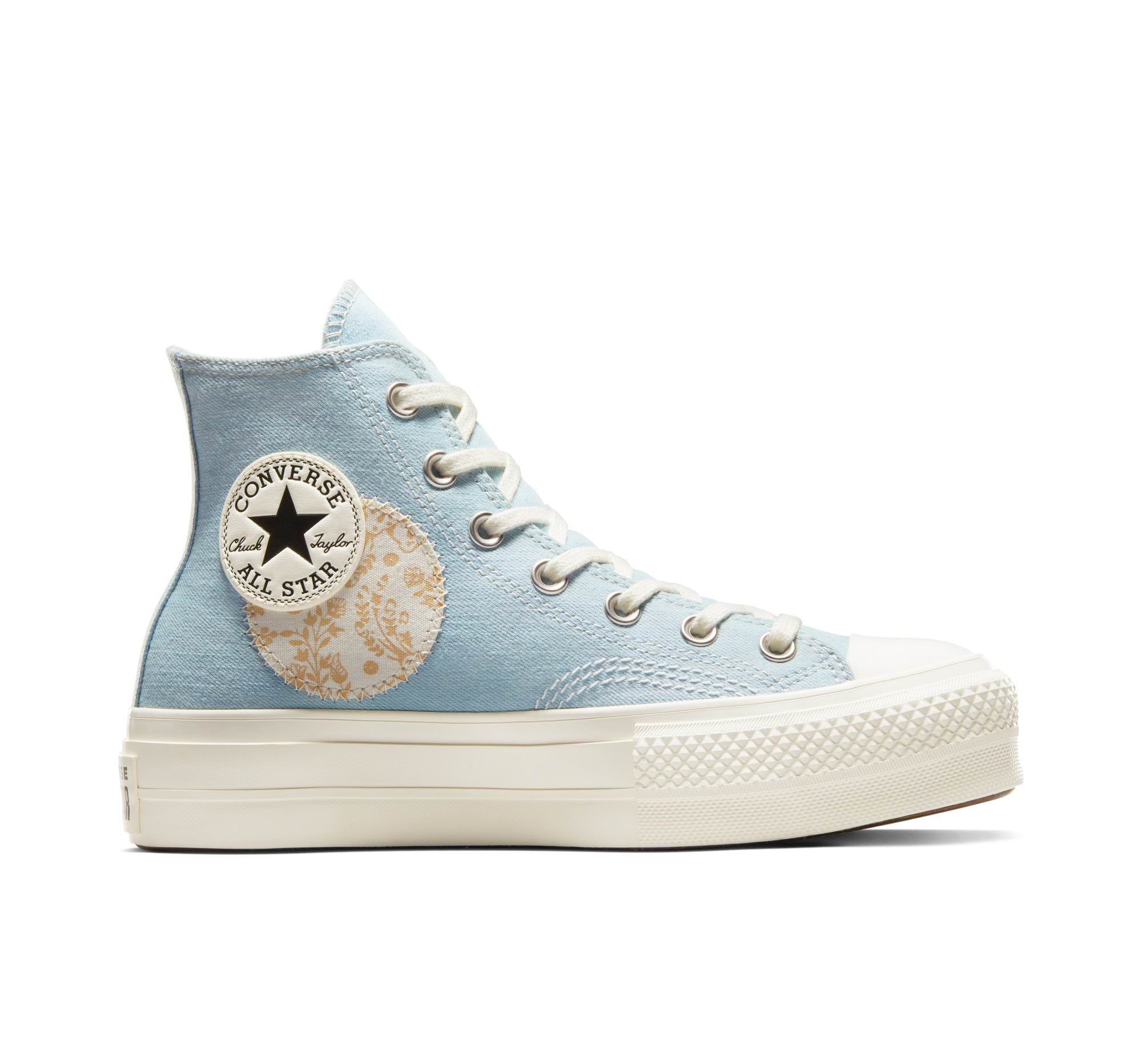 CONVERSE ALL STAR CHUCK TAYLOR シルバー LEATHER ALL STAR Ⓡ HI / レザー オールスター Ⓡ HI