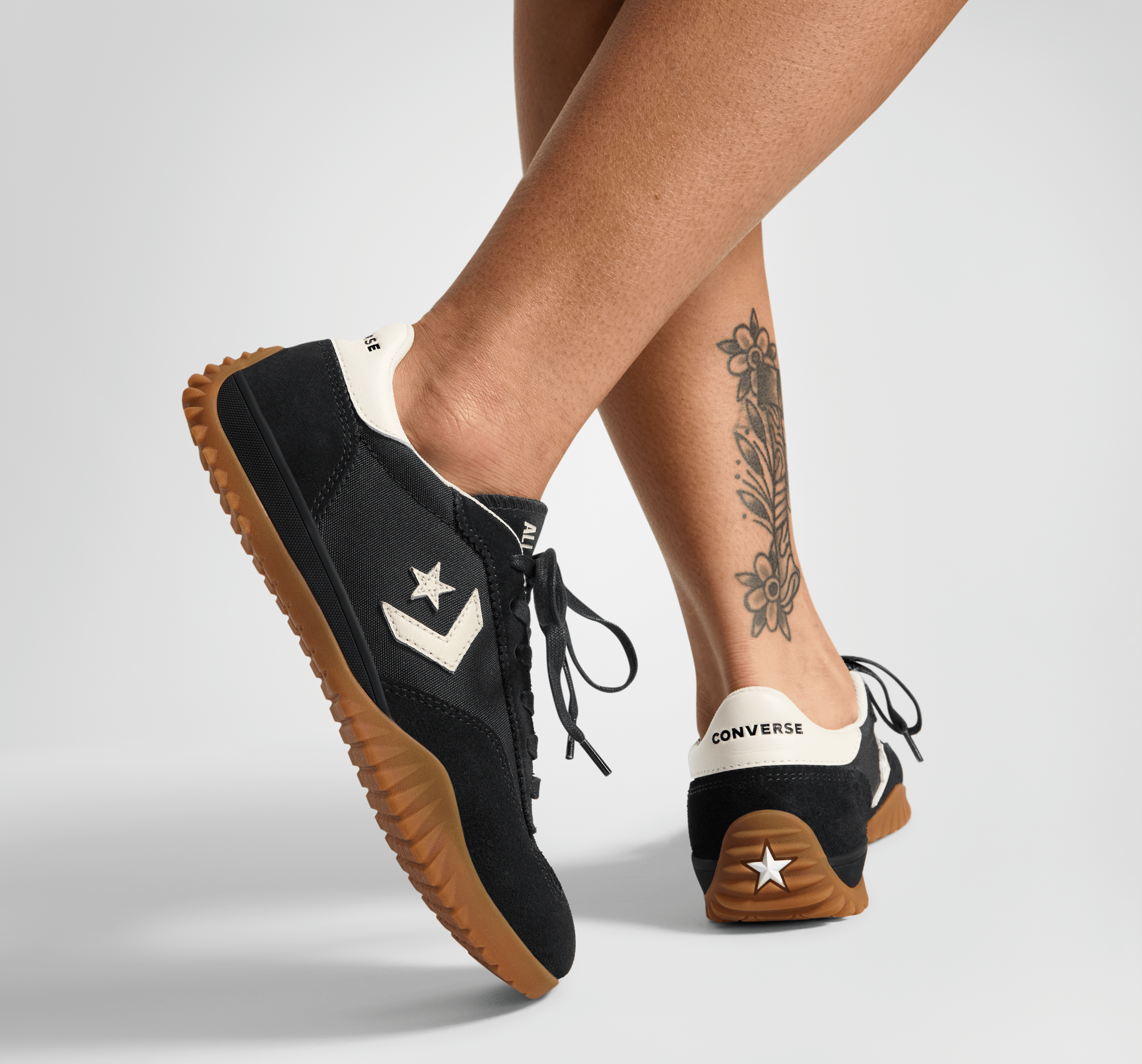 converse ランスター　スポサン Run Star Trainer Black/Egret/Honey A08263C