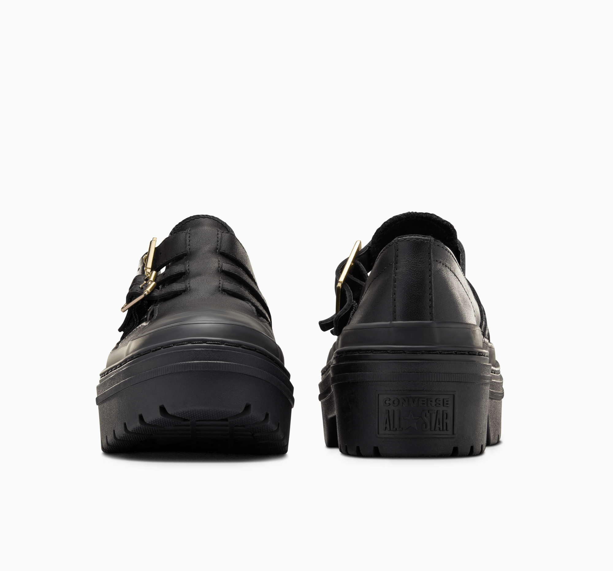 Chuck Taylor All Star Lugged Heel Mary Jane Platform Black