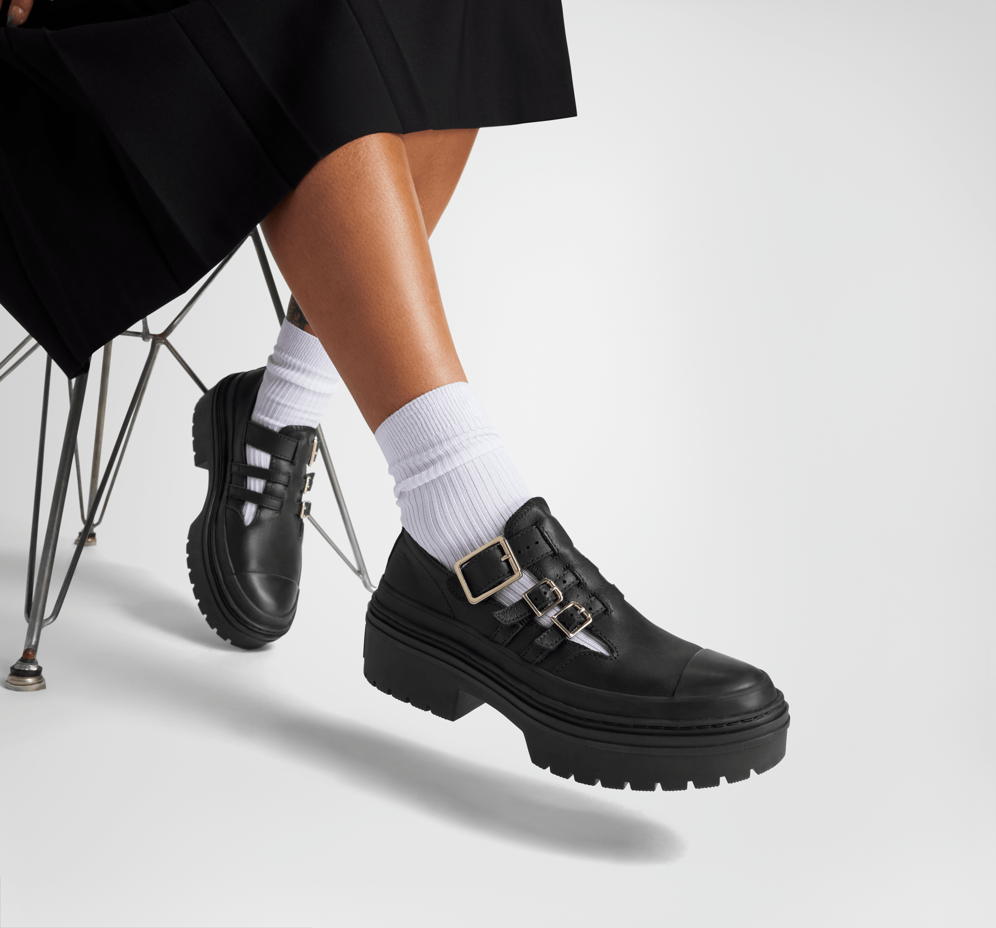 Chuck Taylor All Star Lugged Heel Mary Jane Platform Black Chuck Taylor All Star Lugged Heel Mary Jane Platform Black