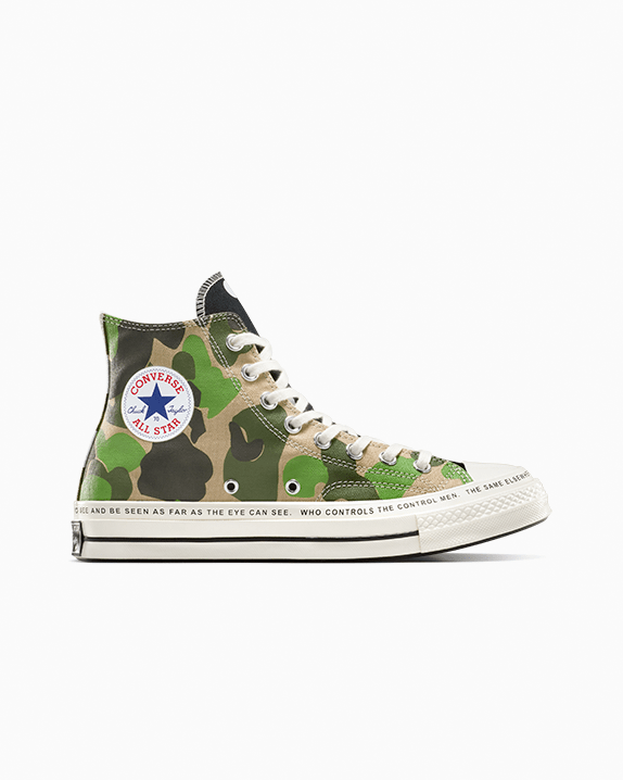 Converse x Brain Dead Chuck 70 Egret/Black/Multi A12219C