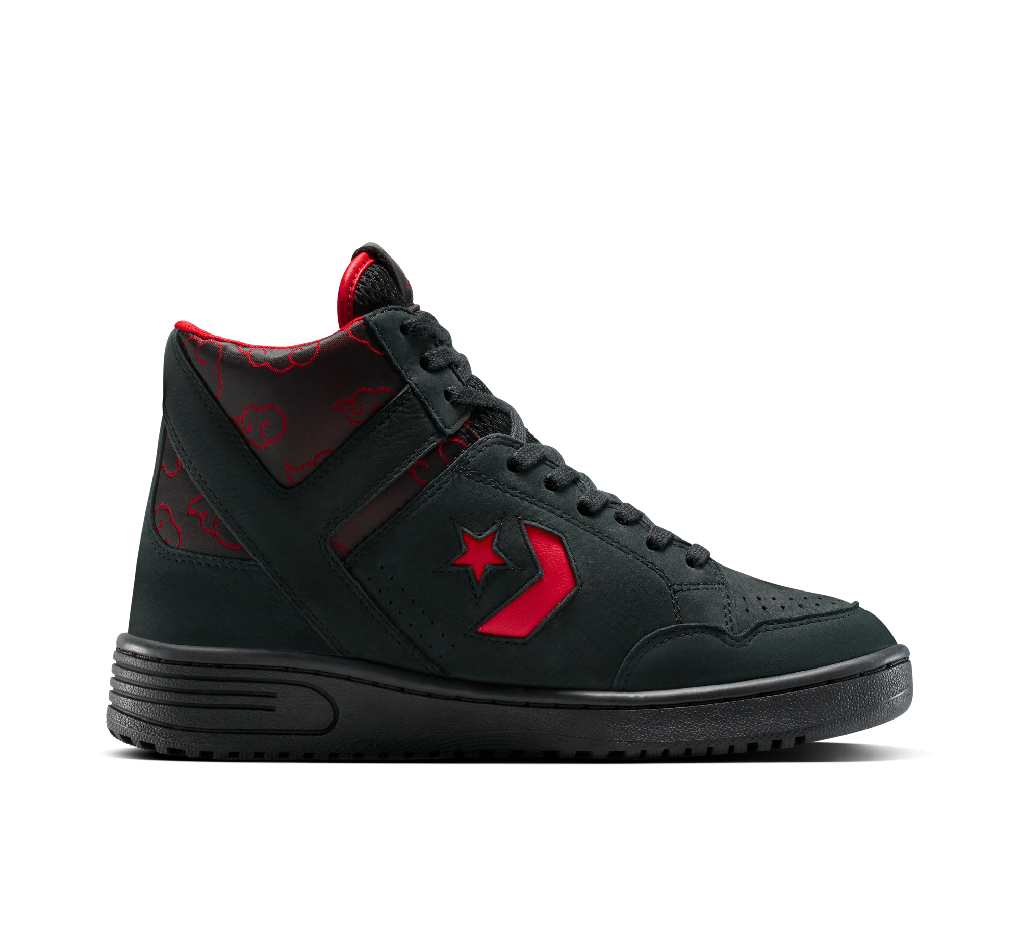 Converse x NARUTO SHIPPUDEN Itachi Weapon Black/Red