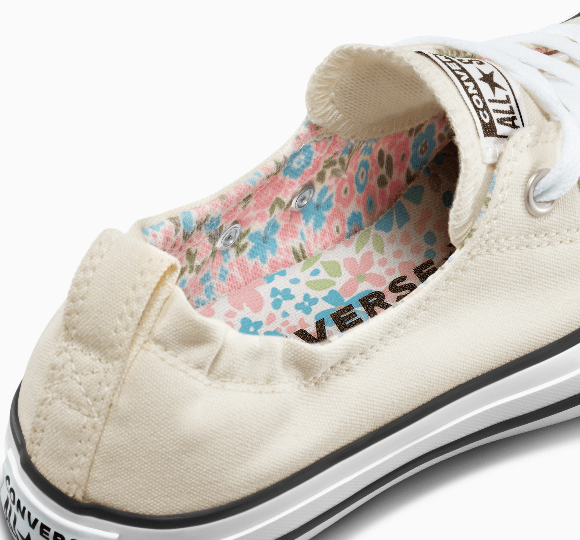ayumi Chuck Taylor All Star Shoreline Mini Flowers Egret/White