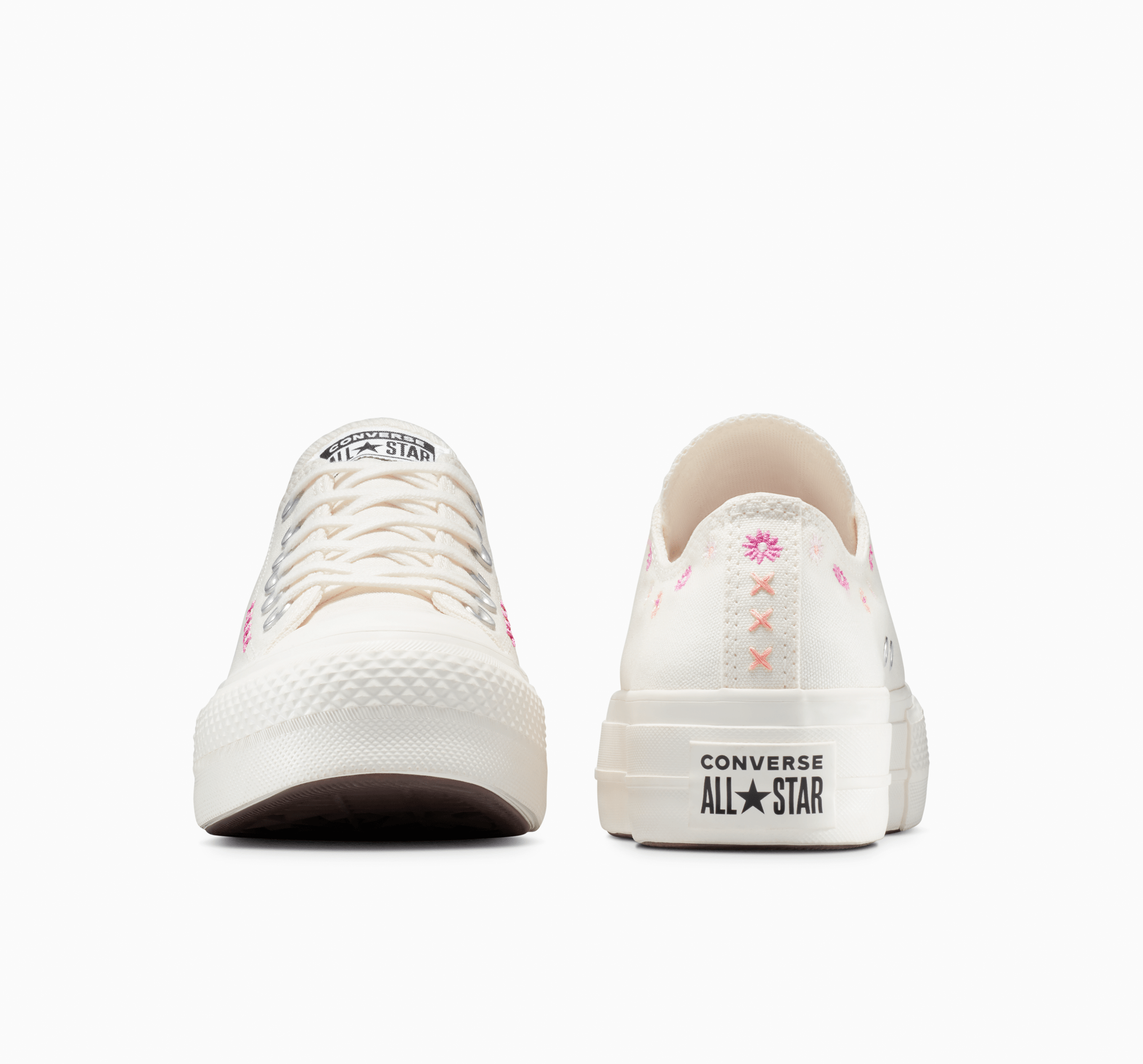 Chuck Taylor All Star Lift Floral Embroidery Egret/Sugar
