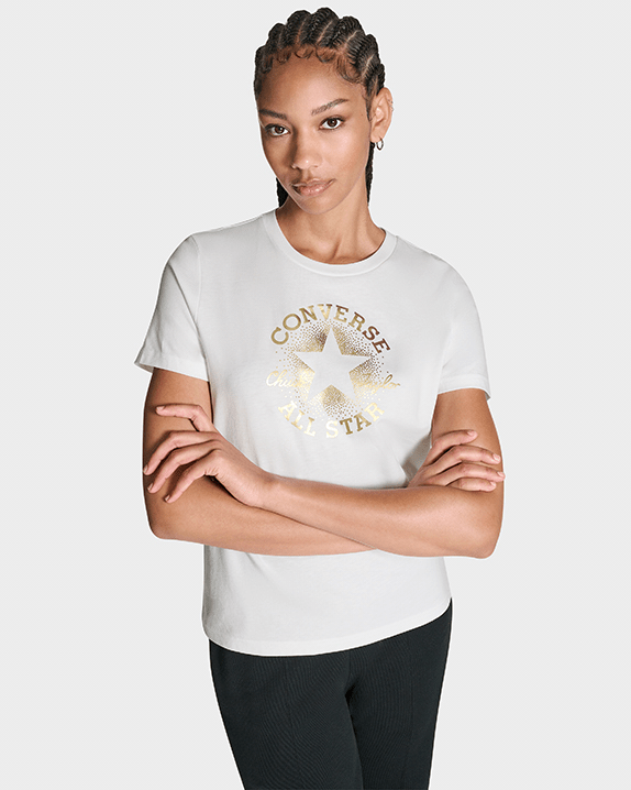 Converse Koszulka Damska Metallic Chuck Taylor T-Shirt