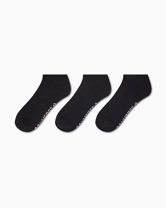 Converse 3-Pack Wordmark Low Socks