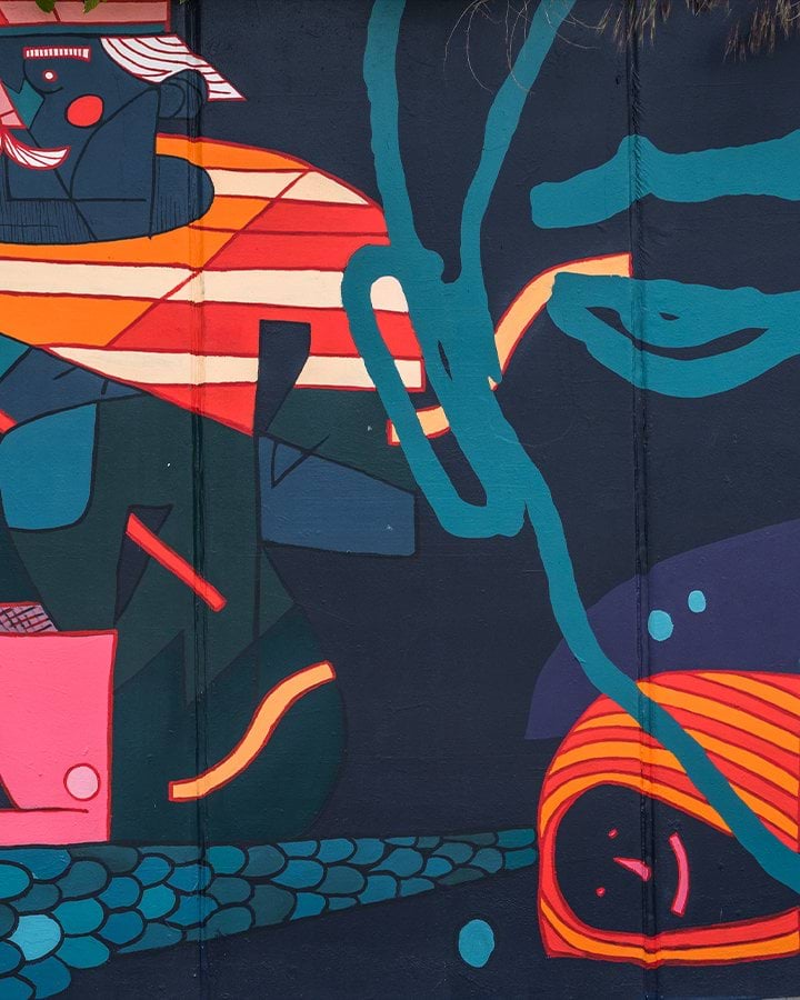 Converse Mural, THE TIDES, Wioślarska 8, Warszawa