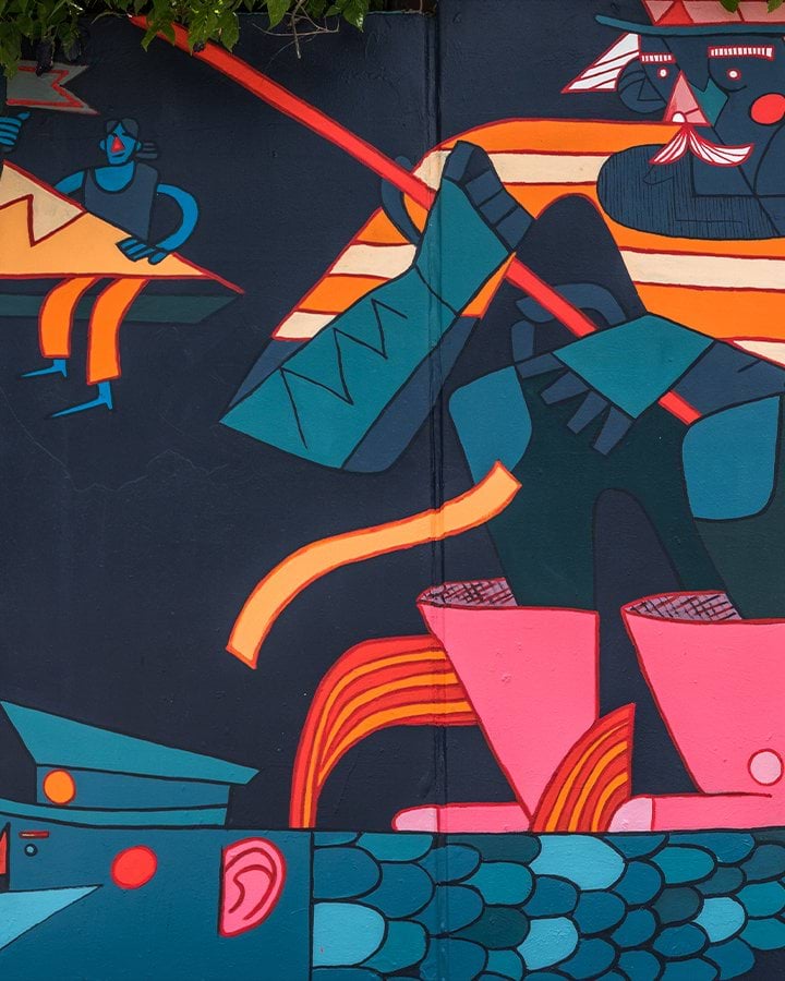 Converse Mural, THE TIDES, Wioślarska 8, Warszawa